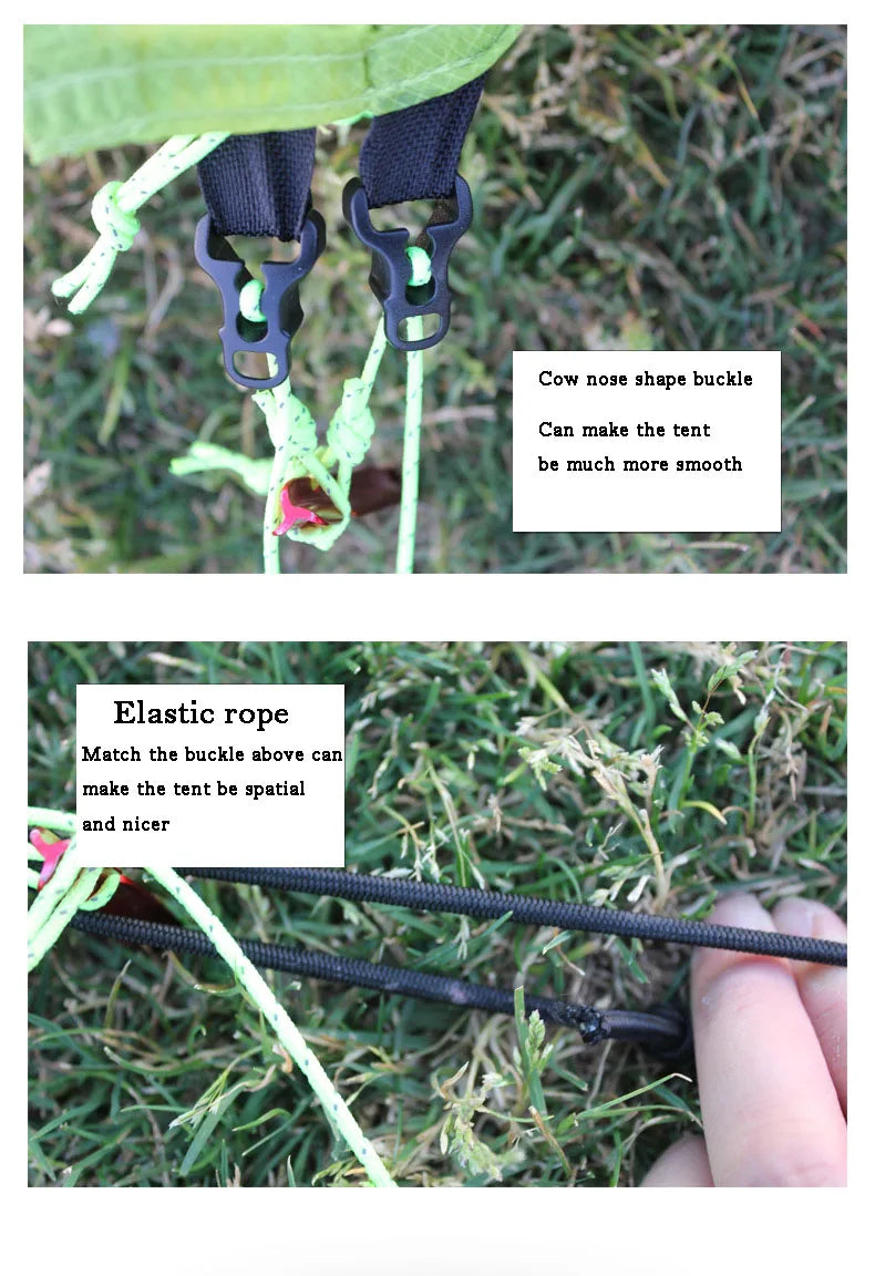 Marvquester-Ultralight Waterproof Trekking Pole, Pyramid Tent, 2-Layer, UL