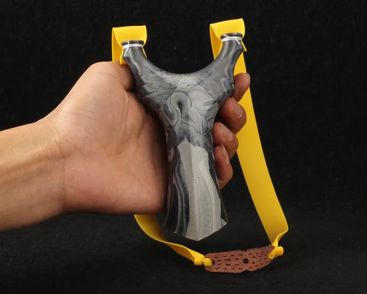 Slingshot Hunting ABS Plastic Catapult with Flat Rubber Band Outdoor Sports Shooting Slingshots High Quality Random