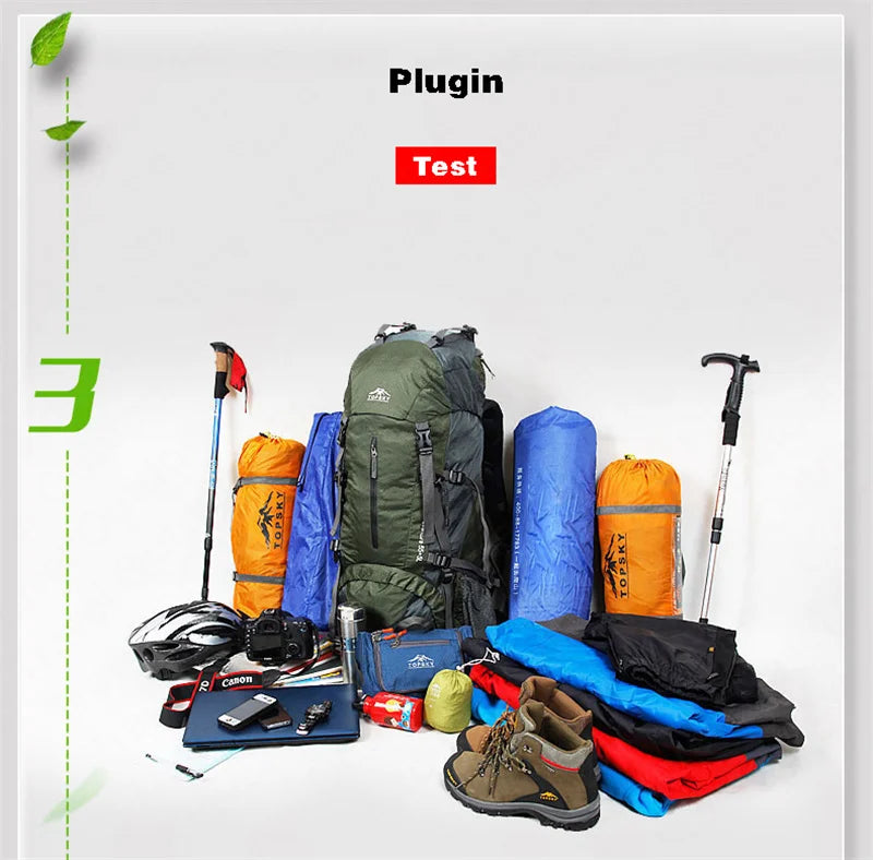 45L-60L Camping Outdoor Hiking Backpack Multi-function External Frame Climbing Bag Backpack Rucksacks Travel sports bag