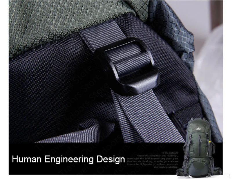 45L-60L Camping Outdoor Hiking Backpack Multi-function External Frame Climbing Bag Backpack Rucksacks Travel sports bag