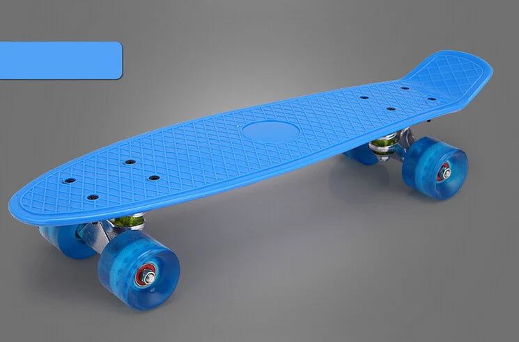 1pcs 45cm 65 Style Skateboard Retro Girl Boy Cruiser Mini Longboard Skate Fish Long Board Roller Scooters