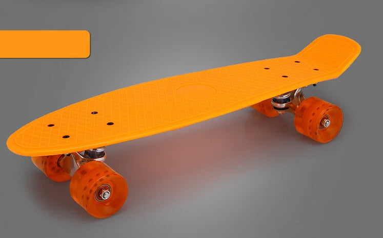 1pcs 45cm 65 Style Skateboard Retro Girl Boy Cruiser Mini Longboard Skate Fish Long Board Roller Scooters