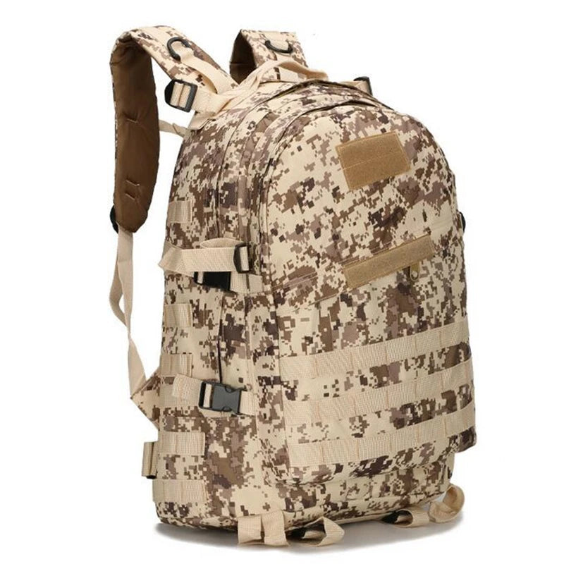 40L Waterproof 3D Military Tactics Backpack Rucksack Bag Wear-resisting Camouflage Nylon Bagpack Travel Back Pack