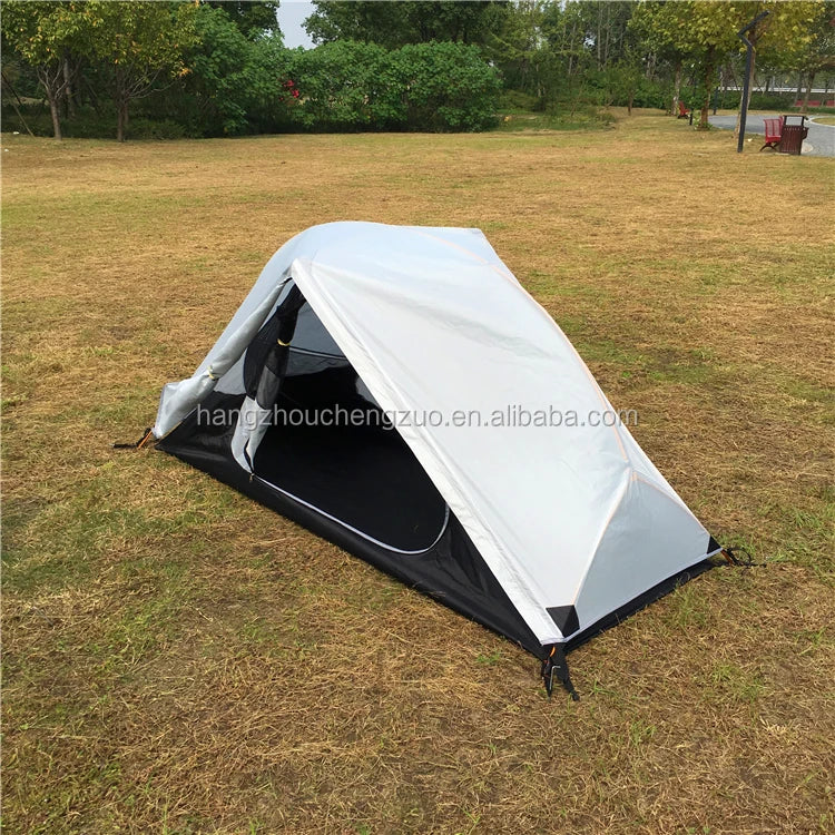 Double Layer 1 Person camping Tent, CZX-217 Waterproof ultralight Lightweight Tents for Mountaineering with Windproof ,