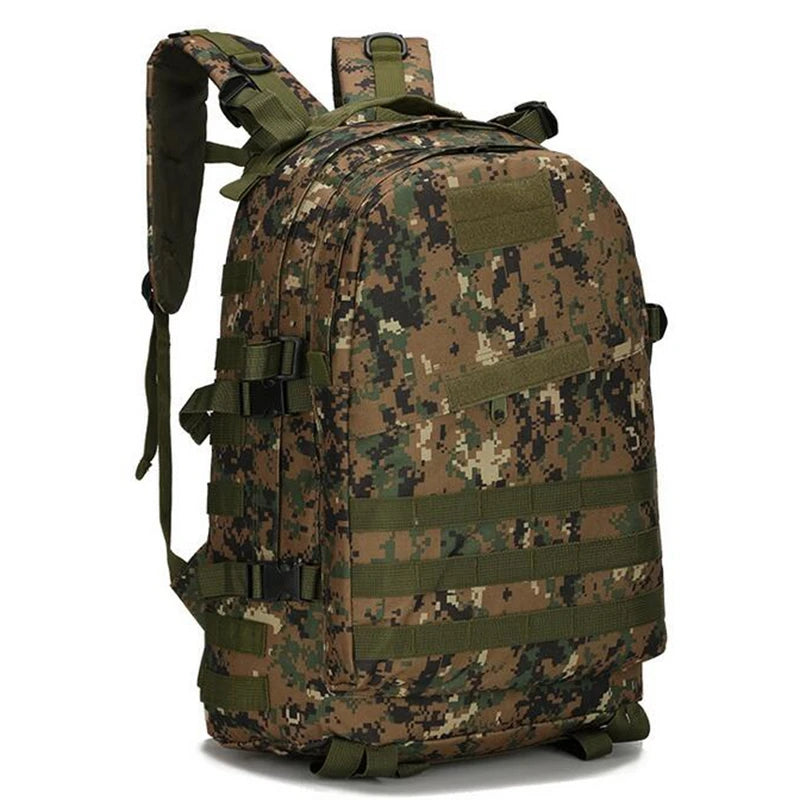 40L Waterproof 3D Military Tactics Backpack Rucksack Bag Wear-resisting Camouflage Nylon Bagpack Travel Back Pack