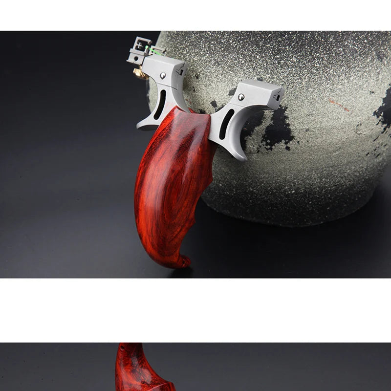 Popular Powerful Slingshot Camouflage Bow Catapult Outdoor Hunting Slingshot Hunt Tool  Stingles Stainless Steel Hunting