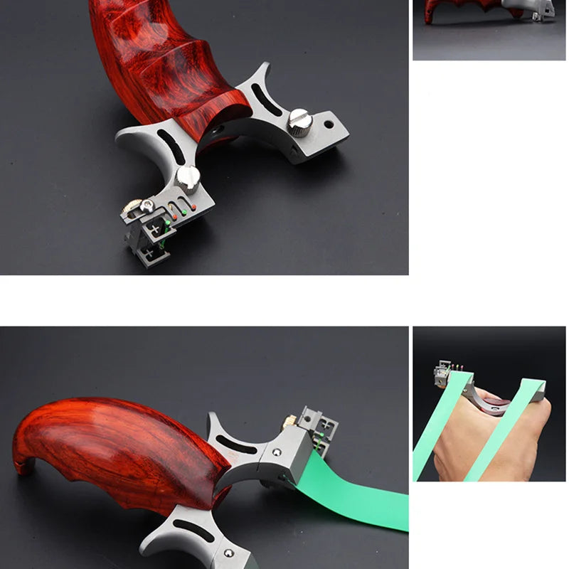 Popular Powerful Slingshot Camouflage Bow Catapult Outdoor Hunting Slingshot Hunt Tool  Stingles Stainless Steel Hunting