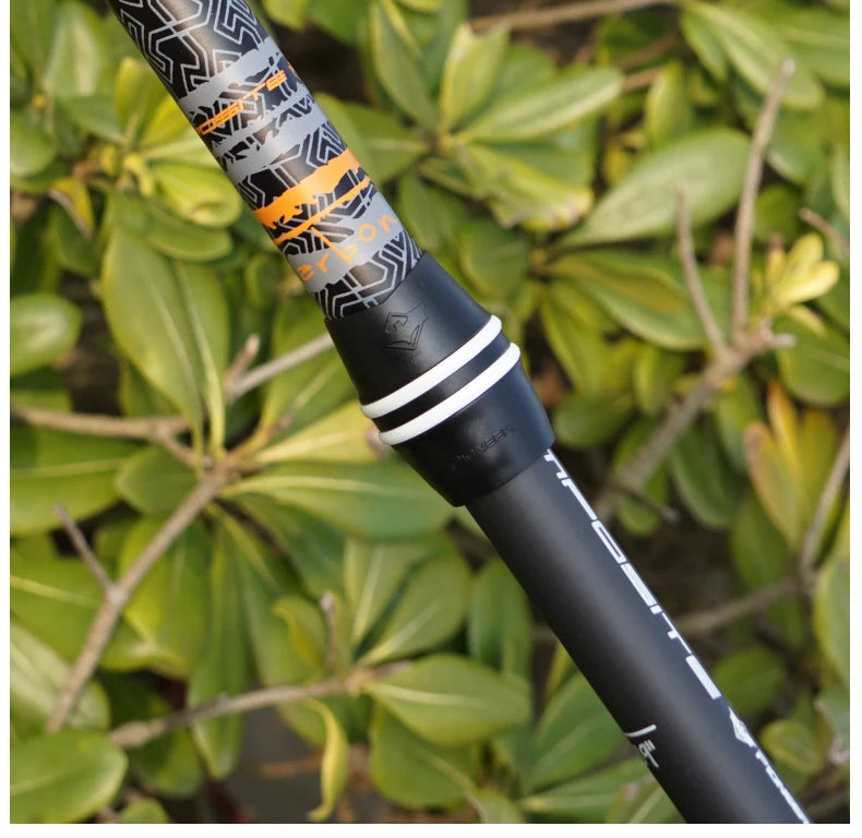 T-handle Hiking Carbon Fiber Walking Cane Trekking Poles Ultralight Telescopic Alpenstocks 49cm-100cm Trail Sticks Canne