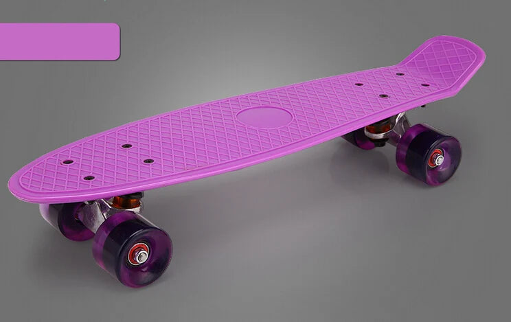 1pcs 45cm 65 Style Skateboard Retro Girl Boy Cruiser Mini Longboard Skate Fish Long Board Roller Scooters