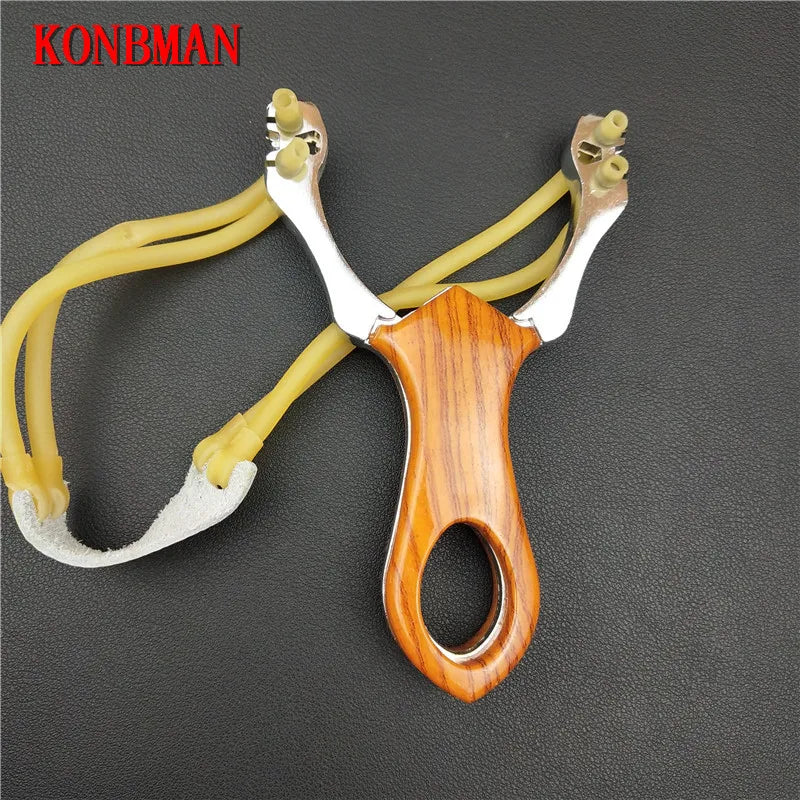 Popular Powerful Sling Shot Aluminium Alloy Slingshot Camouflage Bow Catapult Outdoor Hunting Slingshot Hunt Tool Accessories