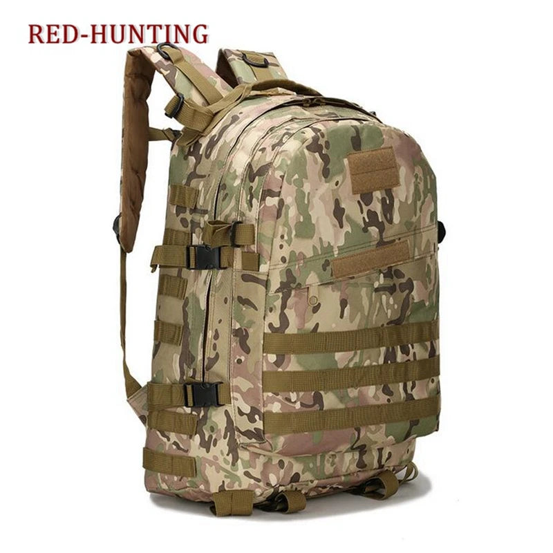 40L Waterproof 3D Military Tactics Backpack Rucksack Bag Wear-resisting Camouflage Nylon Bagpack Travel Back Pack