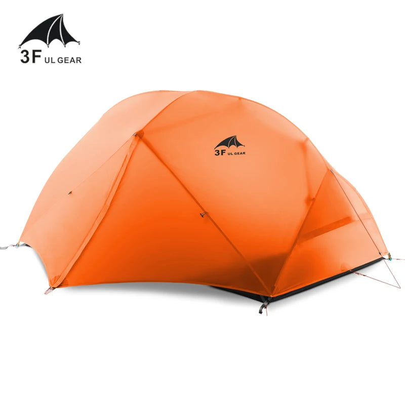 3F UL GEAR 2 Person 4 Season 15D Camping Tent Outdoor Ultralight Hiking Backpacking Hunting Waterproof Tents Waterproof Coating