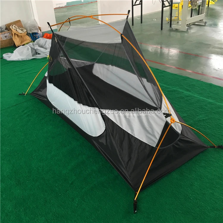 Double Layer 1 Person camping Tent, CZX-217 Waterproof ultralight Lightweight Tents for Mountaineering with Windproof ,