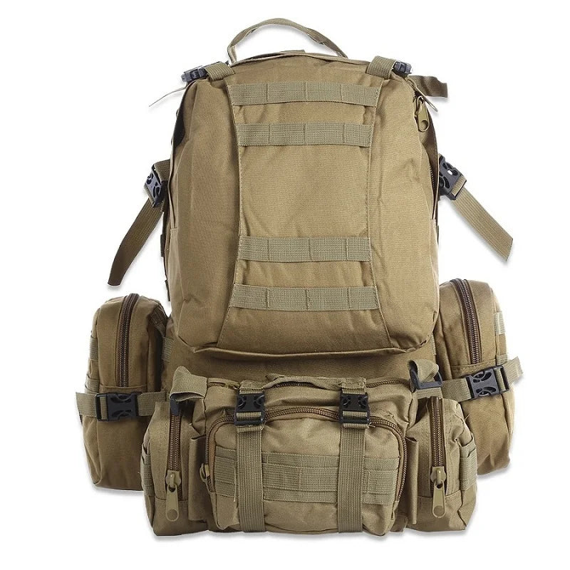 Outdoor Molle Military Tactical Backpack, Sports Bag, Waterproof, Camping, Hiking, Travel, Hot Outlife, 50L