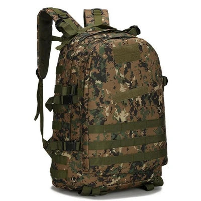 40L Waterproof 3D Military Tactics Backpack Rucksack Bag Wear-resisting Camouflage Nylon Bagpack Travel Back Pack
