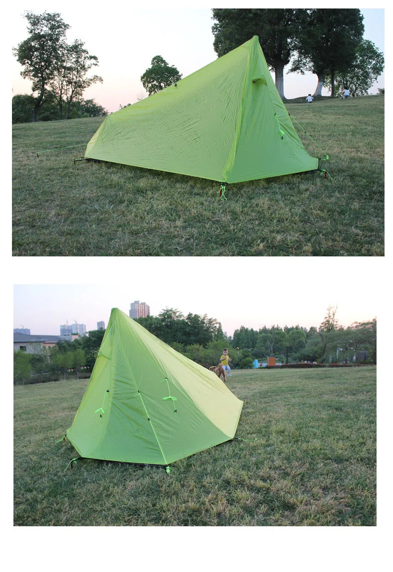 Marvquester-Ultralight Waterproof Trekking Pole, Pyramid Tent, 2-Layer, UL