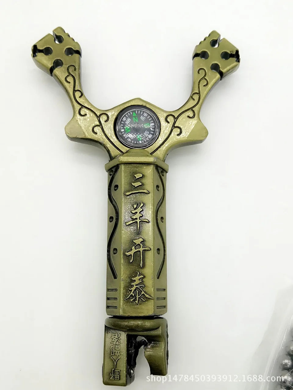 NEW Professional Slingshot Hunting Powerful Catapult Metal Hunter Aluminium Alloy Sling Shot with Powerful Rubber Band