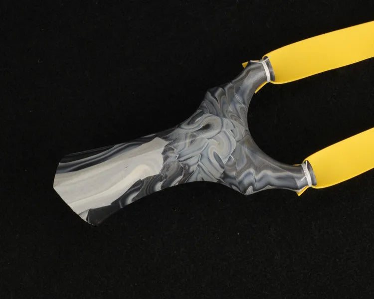 Slingshot Hunting ABS Plastic Catapult with Flat Rubber Band Outdoor Sports Shooting Slingshots High Quality Random