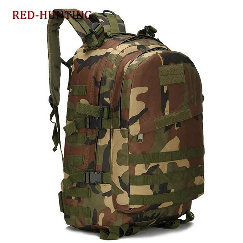40L Waterproof 3D Military Tactics Backpack Rucksack Bag Wear-resisting Camouflage Nylon Bagpack Travel Back Pack