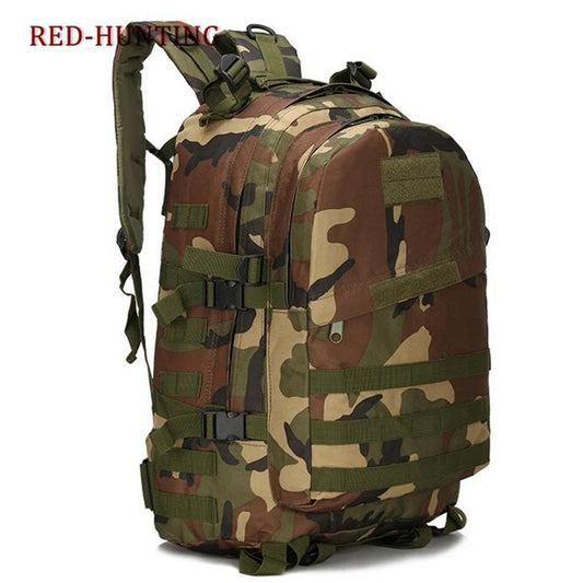 40L Waterproof 3D Military Tactics Backpack Rucksack Bag Wear-resisting Camouflage Nylon Bagpack Travel Back Pack