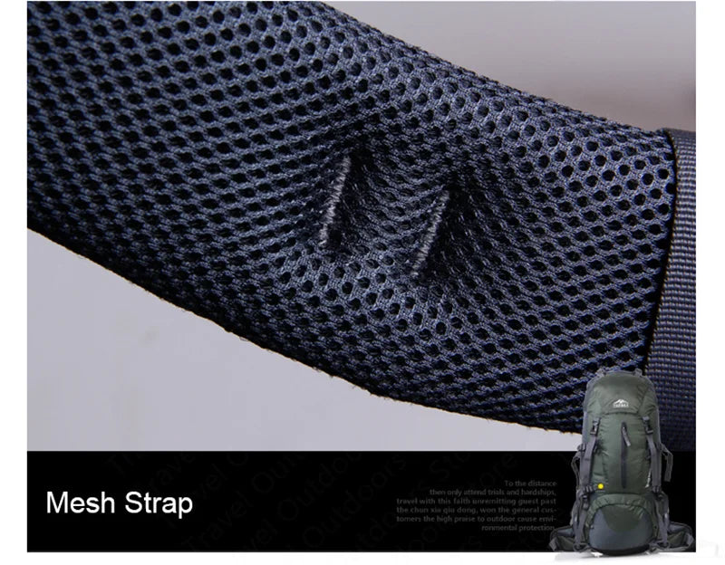 45L-60L Camping Outdoor Hiking Backpack Multi-function External Frame Climbing Bag Backpack Rucksacks Travel sports bag