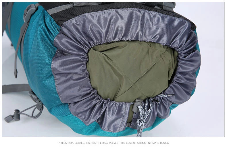 80L Tourist Rucksack Camping Hiking Military Backpack Ski Mountain Climbing Equipment Haversack Sportbag Molle Survival Backpack