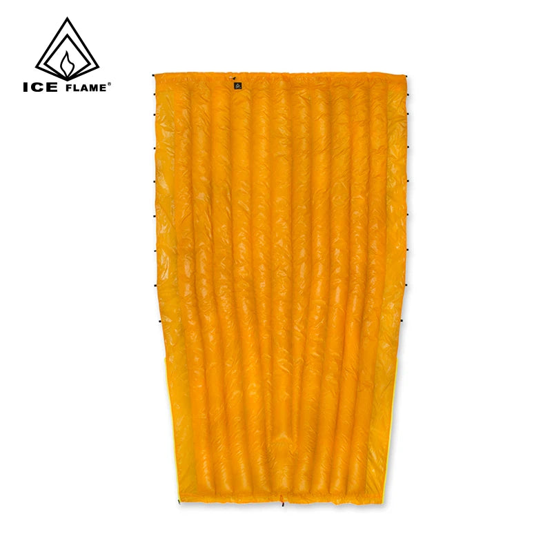 Ice Flame UL 20D 90% White Duck Down Sleeping Bag Blanket Sleeping Quilt Underquilt For Hammock Backpacking Camping Hiking