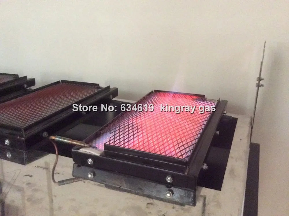 Gas Infrared Ceramics Burner For Bbq Roasting Machine, Oven Grill Burner, Lpg And Ng Burner For Kebab With Nozzle Jet