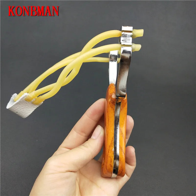 Popular Powerful Sling Shot Aluminium Alloy Slingshot Camouflage Bow Catapult Outdoor Hunting Slingshot Hunt Tool Accessories