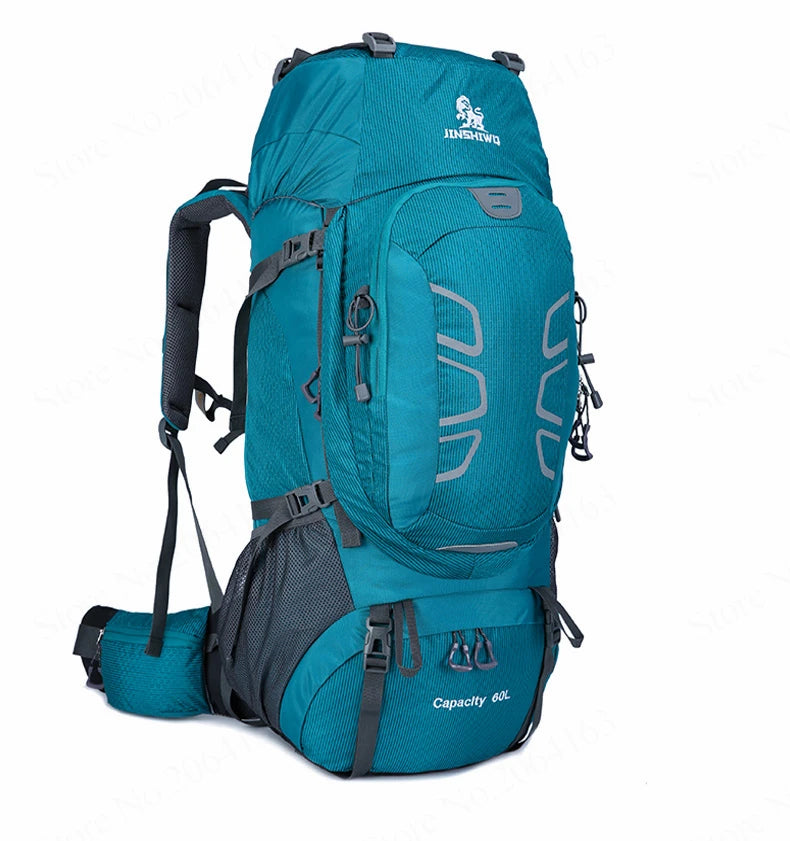 60L Waterproof Climbing Hiking Outdoor Backpack Women&Men Bag Camping Mountaineering Backpack Sport Bike Travel Bags