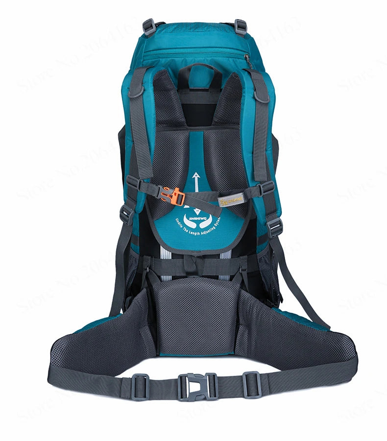 60L Waterproof Climbing Hiking Outdoor Backpack Women&Men Bag Camping Mountaineering Backpack Sport Bike Travel Bags