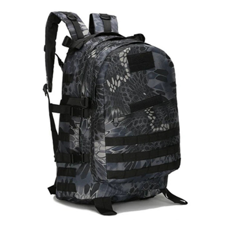 40L Waterproof 3D Military Tactics Backpack Rucksack Bag Wear-resisting Camouflage Nylon Bagpack Travel Back Pack