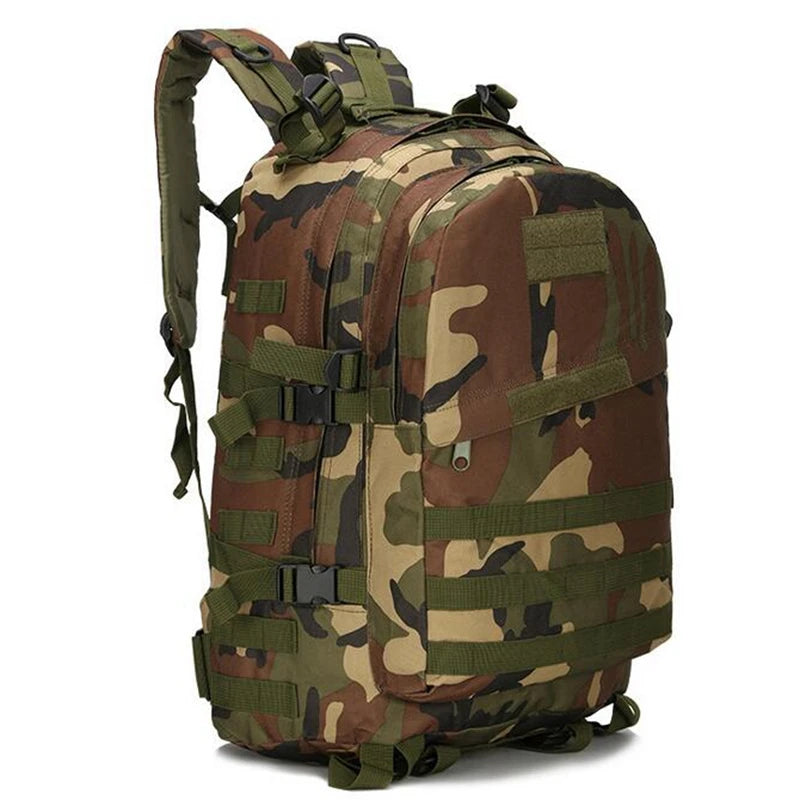 40L Waterproof 3D Military Tactics Backpack Rucksack Bag Wear-resisting Camouflage Nylon Bagpack Travel Back Pack