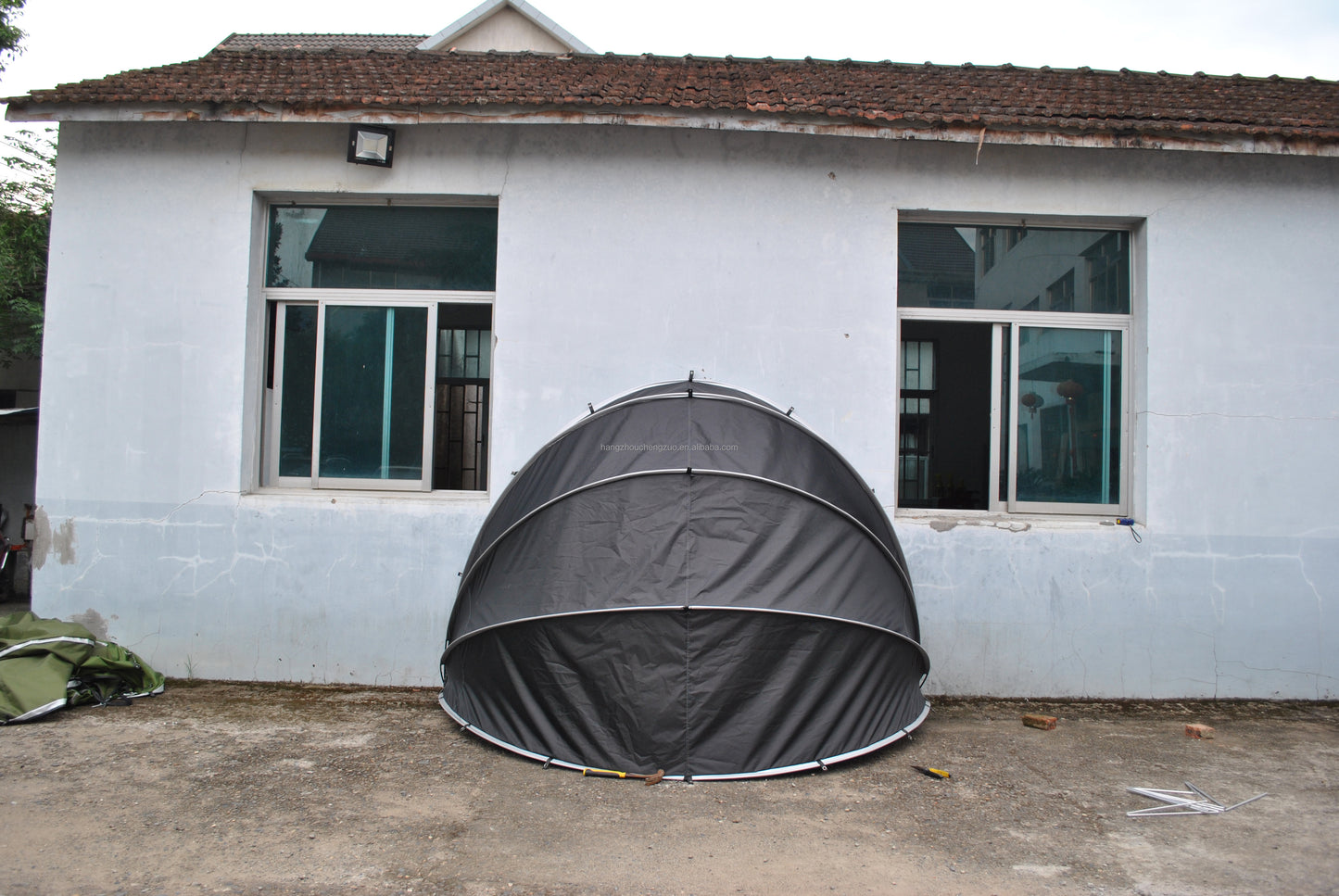 CZX-507 Hanging Motorbike Bike Tent Cover Shed Strong Frame Storage Garage Weatherproof Motorcycle Moped Mobility Scooter tent