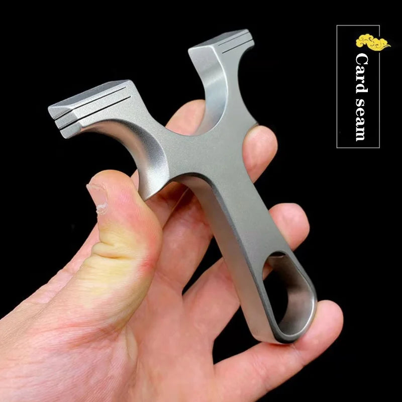 Professional Stainless Steel Slingshot With Rubber Band Bow Outdoor Shooting Game Precision Hunting Shooting Catapult new
