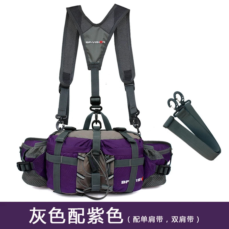 5L Outdoor Sports Waist Bag Men Women Camping Hiking Travel Shoulder Bag Fishing Riding Kettle Backpack Waterproof Rucksack