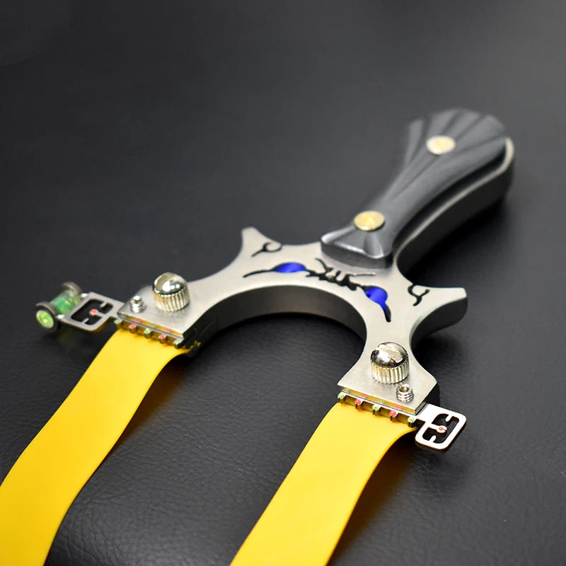 Professional Hunting Slingshot Stainless Steel Material Horizontal Sighting Mini Slingshots Catapult Sports Shooting Equipment