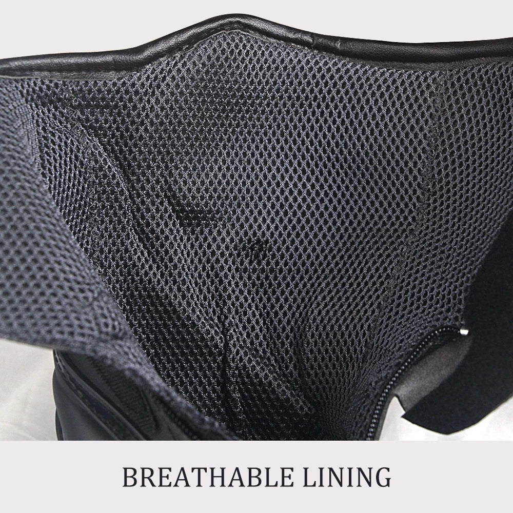 PRO-BIKER Men Motorcycle Boots Waterproof PU Botas Moto Boots Motocross Motorcycle Shoes Protection Motorcycle Long Thigh Boots