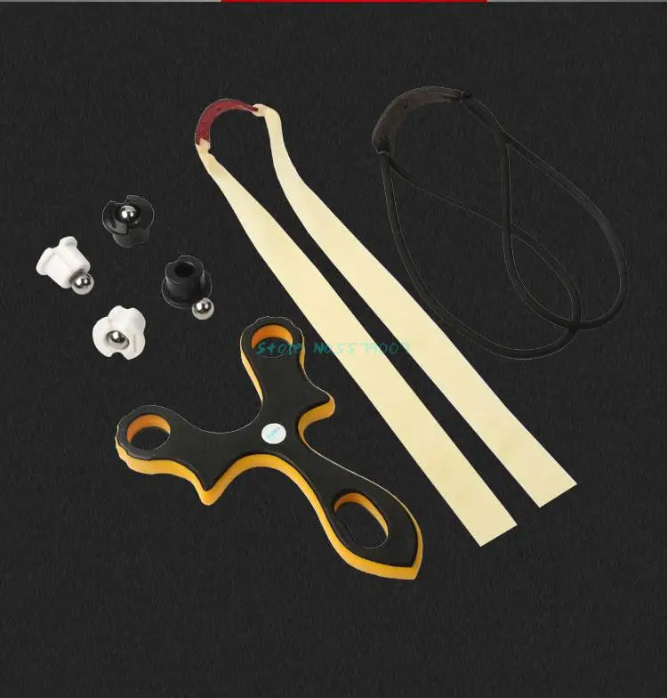 Professional Outdoor Hunting Slingshots New Card Ball Fishing Slingshot Flat & Round Rubber Band Pro Catapult Shooting Kids