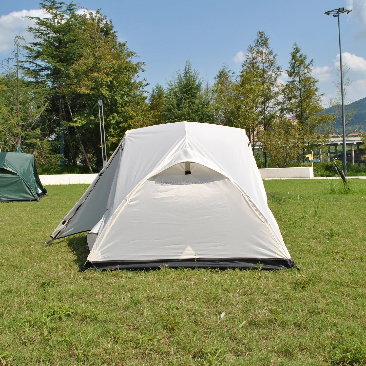 Ultralight 2 Person Cot Tent for Camping Ground Bed Tent with Footprint Bed Not Included the Bed
