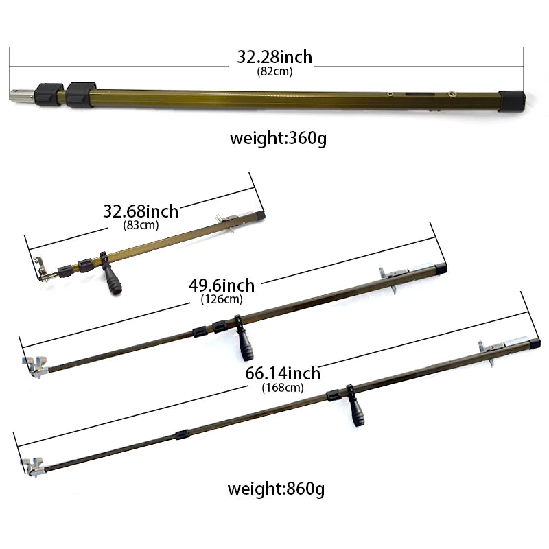 Hunting Slingshot Red and Green Laser High PowerStraight Rod Telescopic Folding Catapult Bow for Outdoor Sports Shooting New