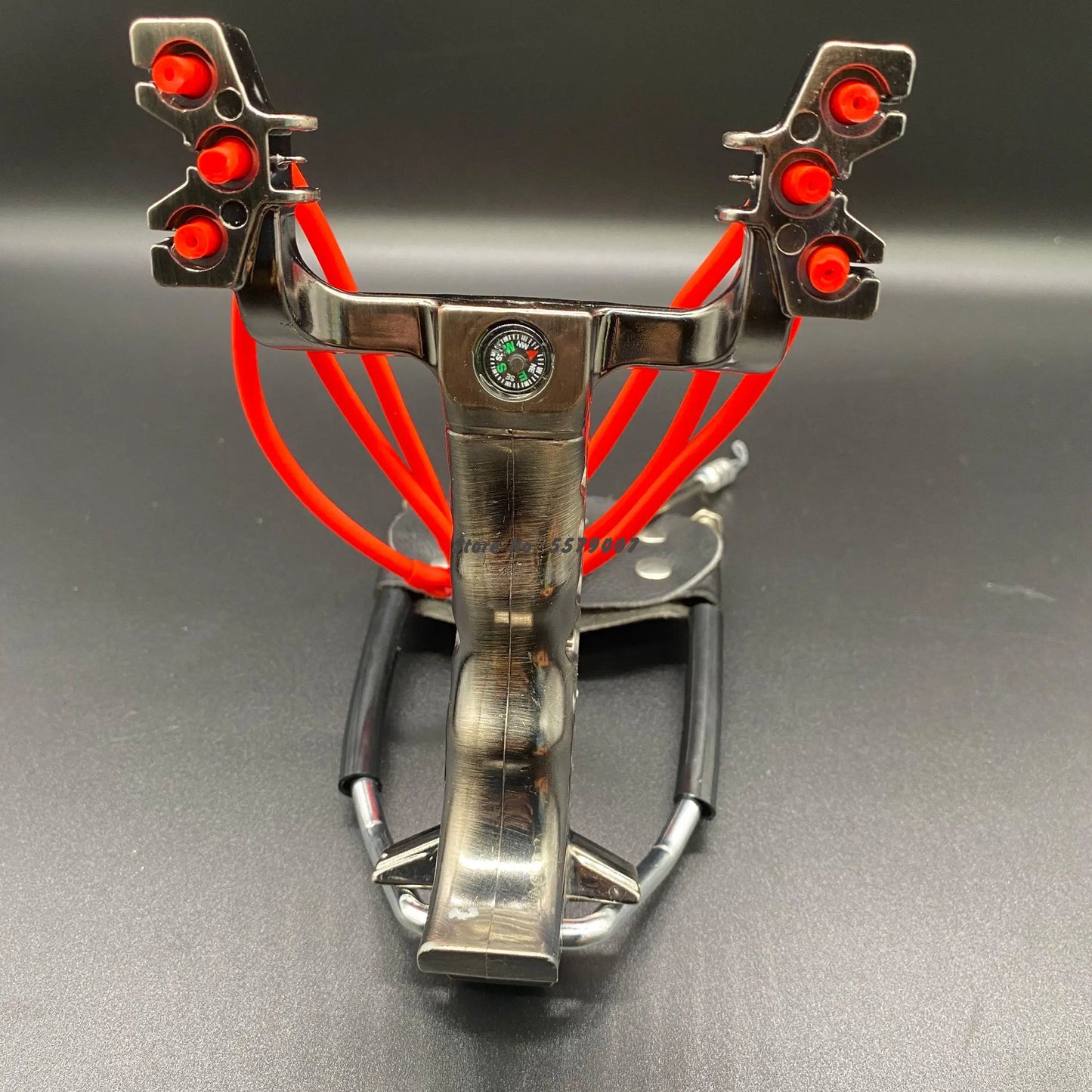 2020 NEW Powerful Hunting Slingshot With 2 Rubber Band Tubing Catapult Professional Tactical Pocket Target Sling Shot Ball