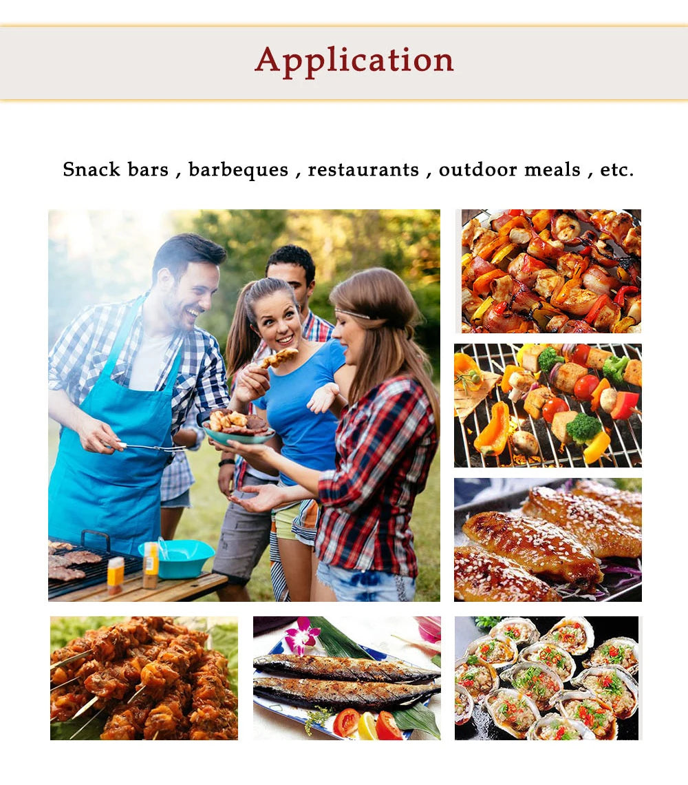 Smokeless LPG Grill 4 Burners Gas BBQ Stove Barbecue Tools For Outdoors Ceramic Burners With Stainless Steel or Glass Covers