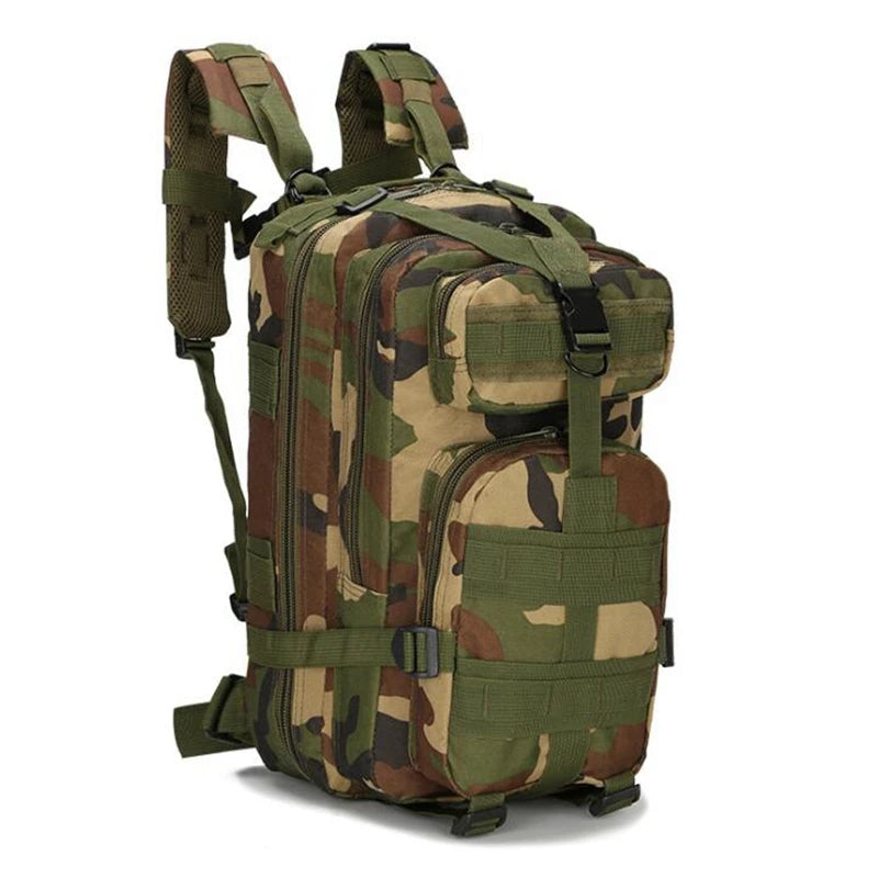 25L Tactical Backpack 3P Combat  Army Outdoor Sports Bag Rucksack Women Men Camping Hiking Climbing Molle Bags
