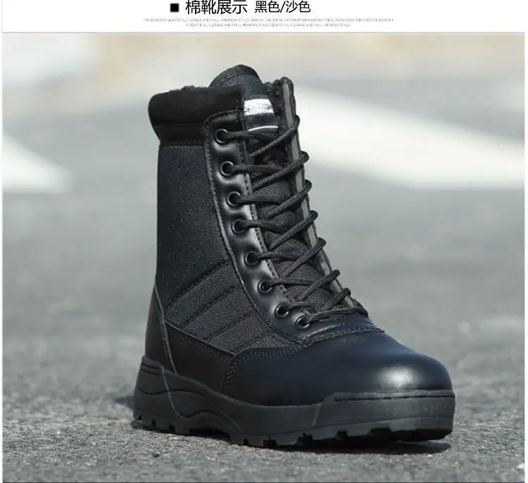 2024 Genuine summer tactical army fans high help desert combat boots tactics SWAT outdoor men's climbing shoes