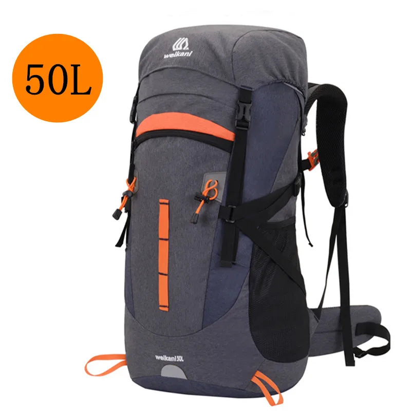 50L Travel Bag Camping Backpack Hiking Army Climbing Bags Trekking Mountaineering Mochila Large Capacity Sport Bag