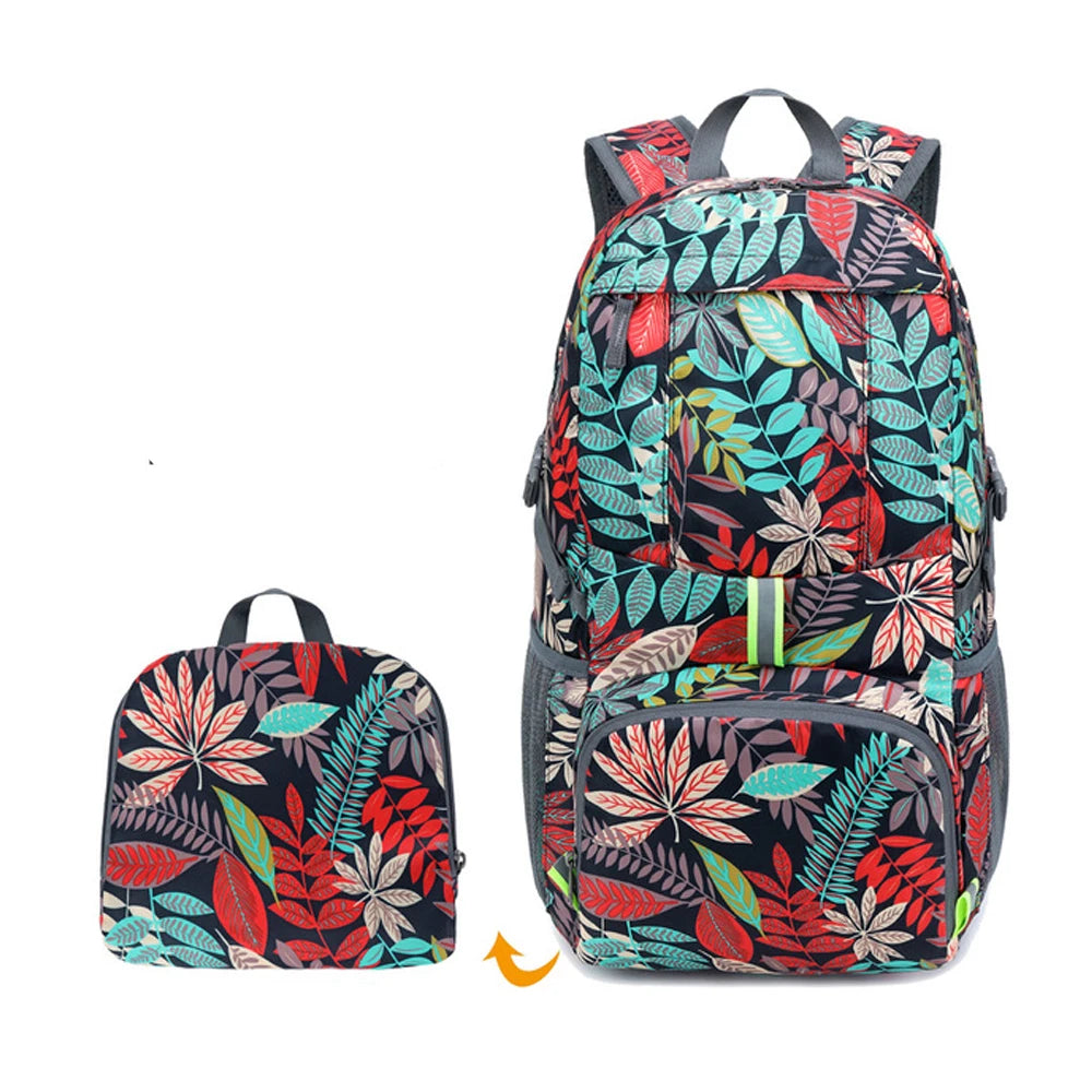 35L Outdoor Foldable Waterproof Backpack Lightweight Portable Daypack Bag Large  Hunting Camping Traveling Hiking Backpacks