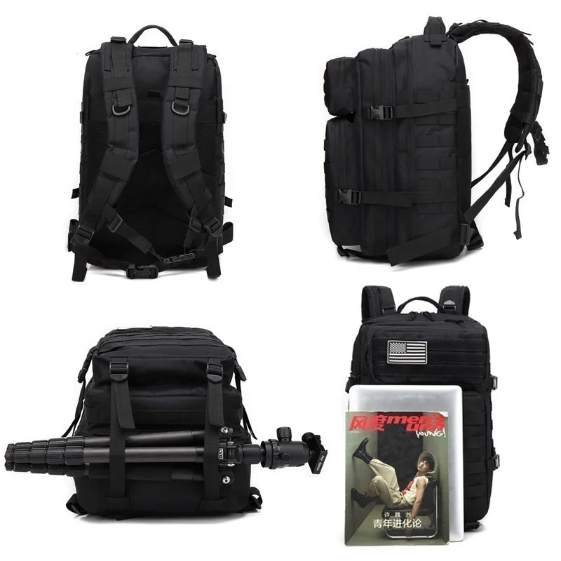 Army Tactical Backpack for Men 30L/50L Travel Camping Bag 1000D Military Hiking Supplies Sports Trekking Climbing Waterproof bag