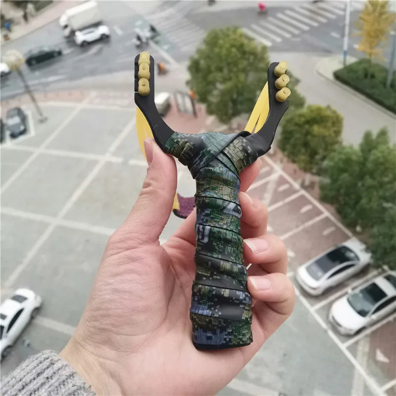 High-quality High-power Catapult Slingshot Shooting Fish Bow Titanium Steel Adult Hunting Shooting Slingshots Accept Customizati