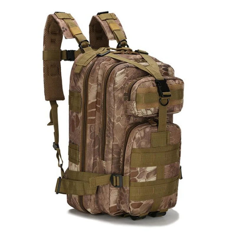 25L Tactical Backpack 3P Combat  Army Outdoor Sports Bag Rucksack Women Men Camping Hiking Climbing Molle Bags